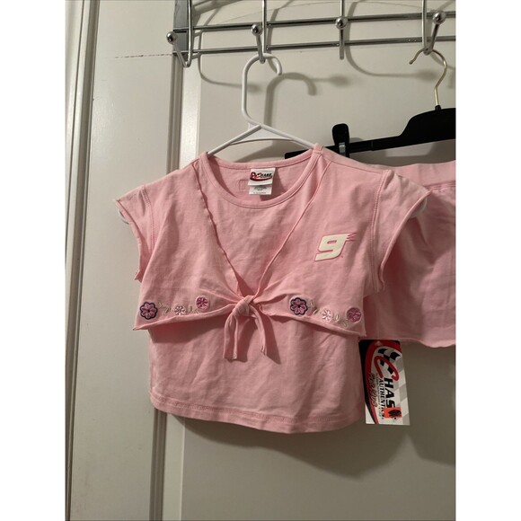 Chase Authentics Nascar Shirt & Skirt Set #9 Kasey Kahne Racing Girls Size 5/6 - Picture 9 of 16
